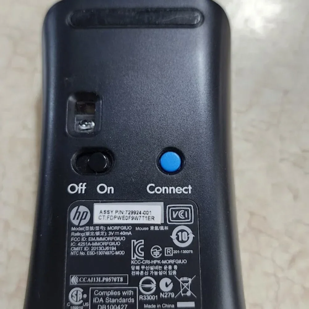 HP OEM Mouse that came with an old HP Envy All-In-One computer Tested